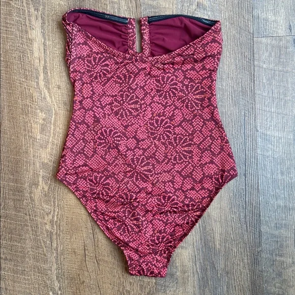 Ulla Johnson Monterey Maillot Strapless One-Piece Swimsuit Size Small - Picture 13 of 15